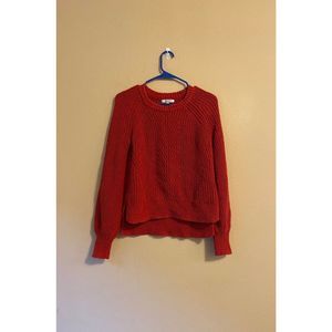 Madewell chunky red Sweater